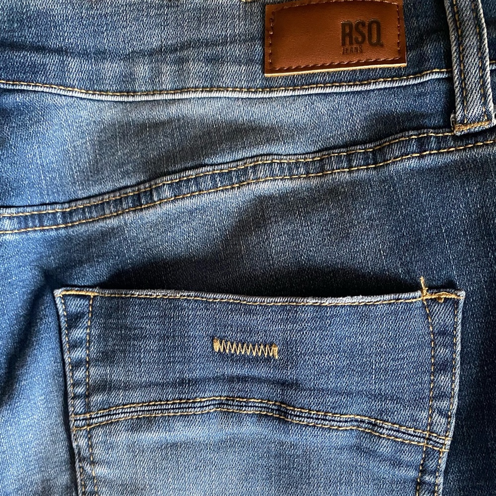 RSQ Mens Jeans 32x32 Seattle Skinny Tapered Blue Denim - Picture 8 of 8